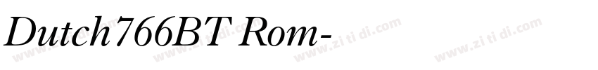 Dutch766BT Rom字体转换